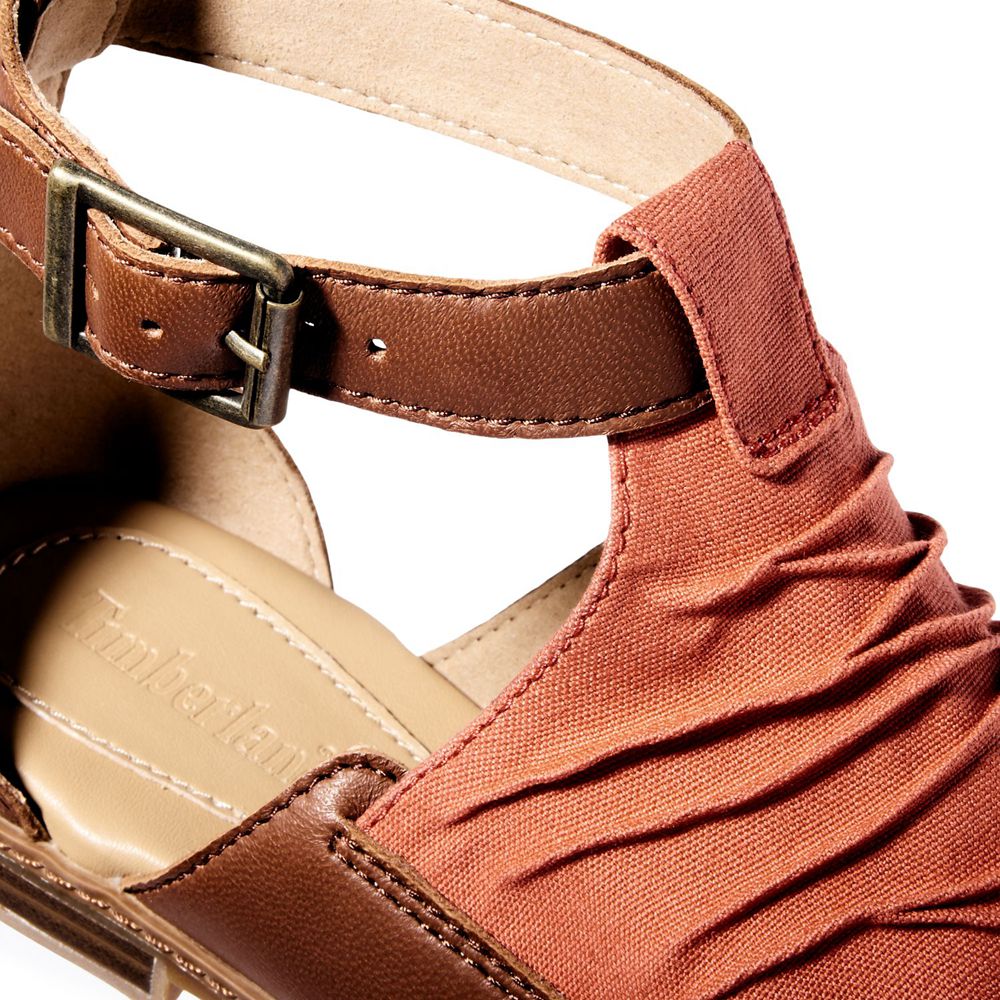 Sandálias Feminino - Timberland Cherrybrook Lona - NVPUA5107 - Marrom